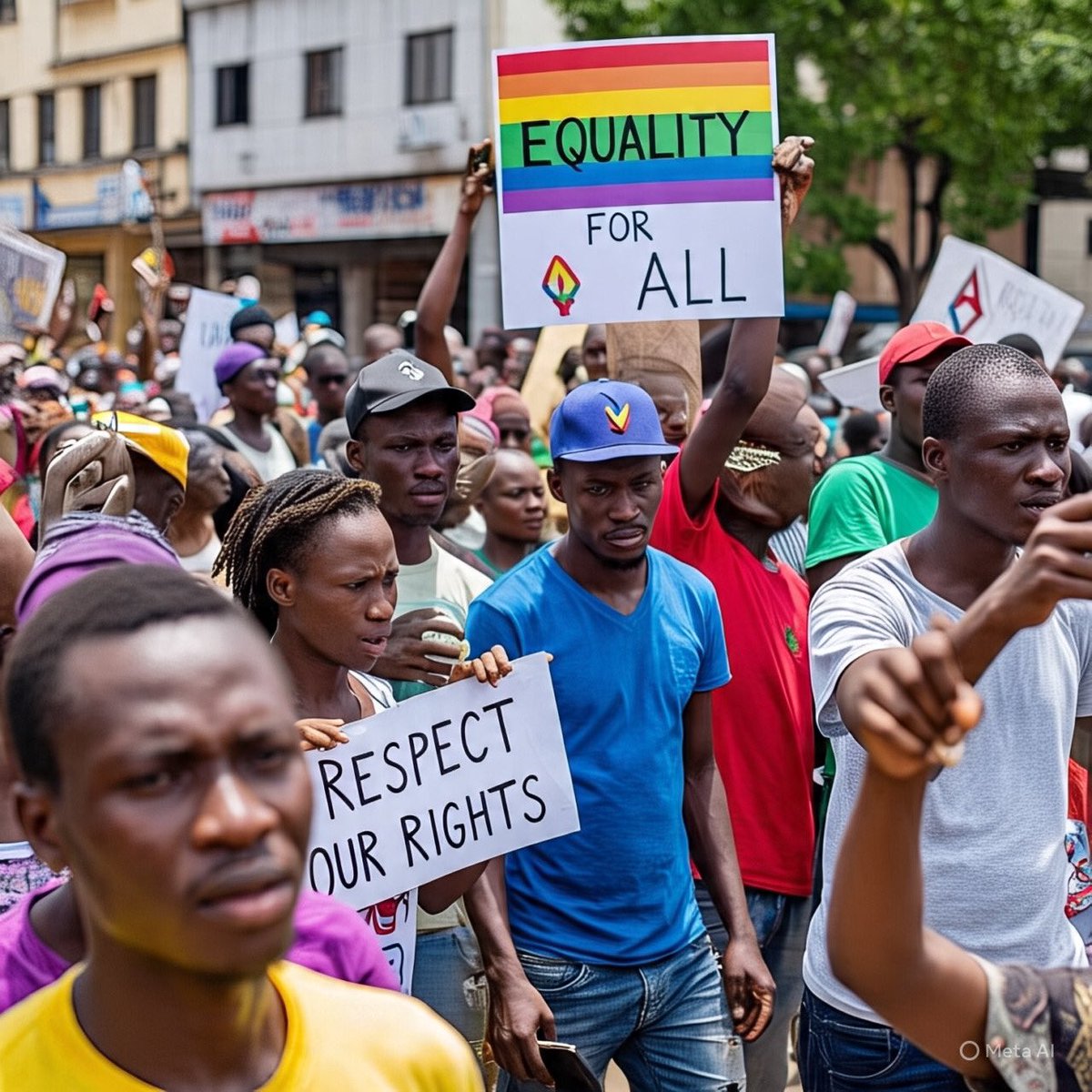 WE ARE HERE. WE ARE QUEER. GET OVER IT!! Pride month is will be upon us soon. We will be bold. We will be loud. You have to hear us. We deserve love and respect. Because #WeAreAllGhana