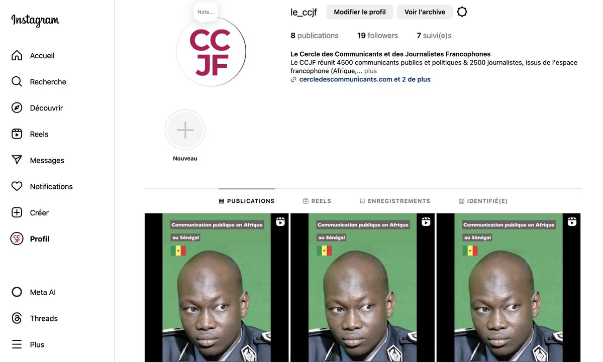 leCCJF's tweet photo. Le Cercle des Communicants et des Journalistes Francophones (le CCJF) débarque sur Instagram : https://t.co/808wEyFV7q
Pour suivre toutes nos actualités en #compublique, #compol, #markterr et en #journalisme https://t.co/9xnGPiuBku