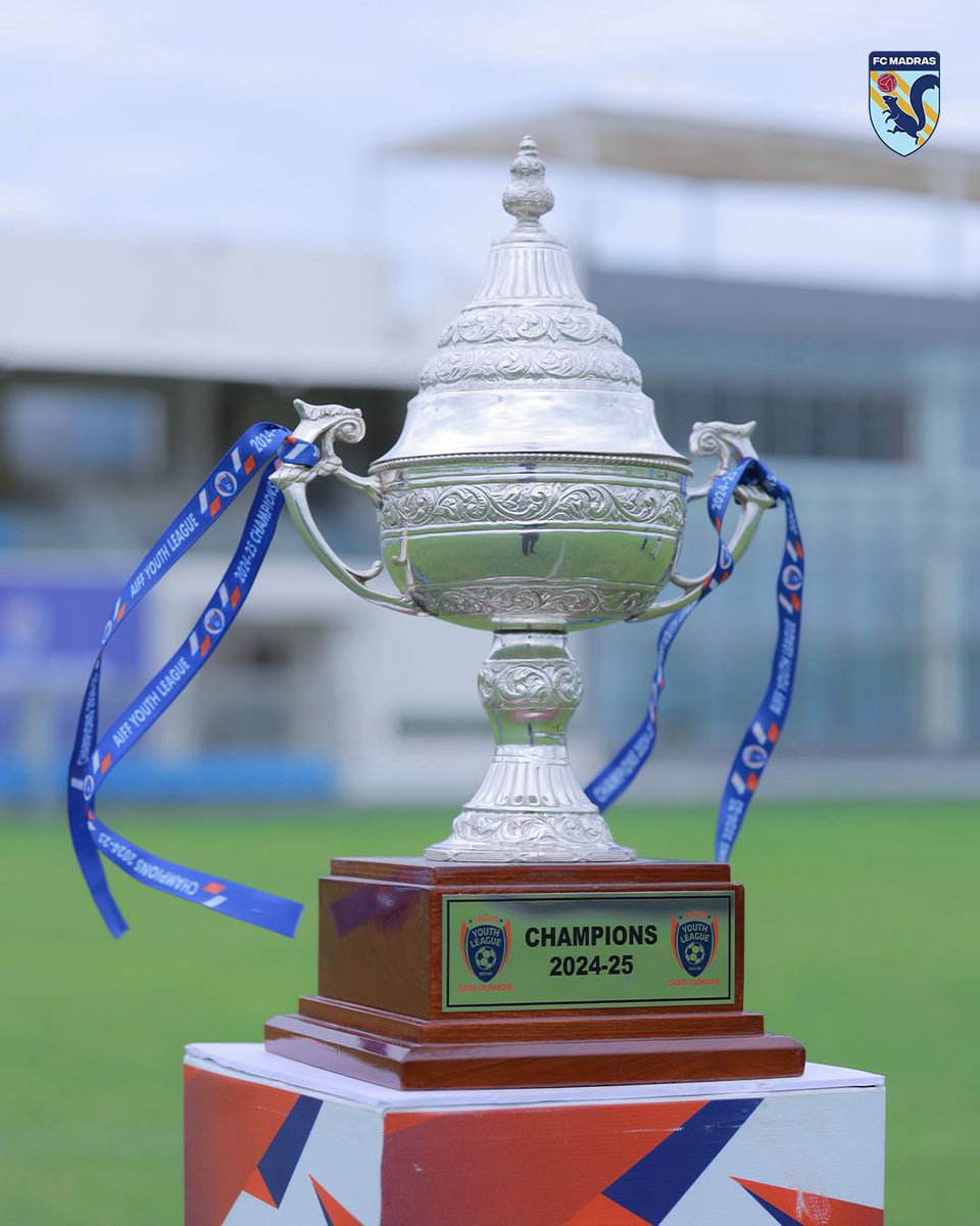 fcmadras's tweet photo. All ๐ on the ๐
Minerva Academy FC vs FC Madras โ AIFF Sub Junior League Final.
โฑ๏ธ 5PM
๐FC Madras, Mahabalipuram
#FCMadras #AIFF #FCM #FlyingSquirrels #ChampionsForLife #WinningTogether #MadeInMadras
#AIFFYouthLeague #AIFFSubJuniorLeague https://t.co/R4g5GrvLzv