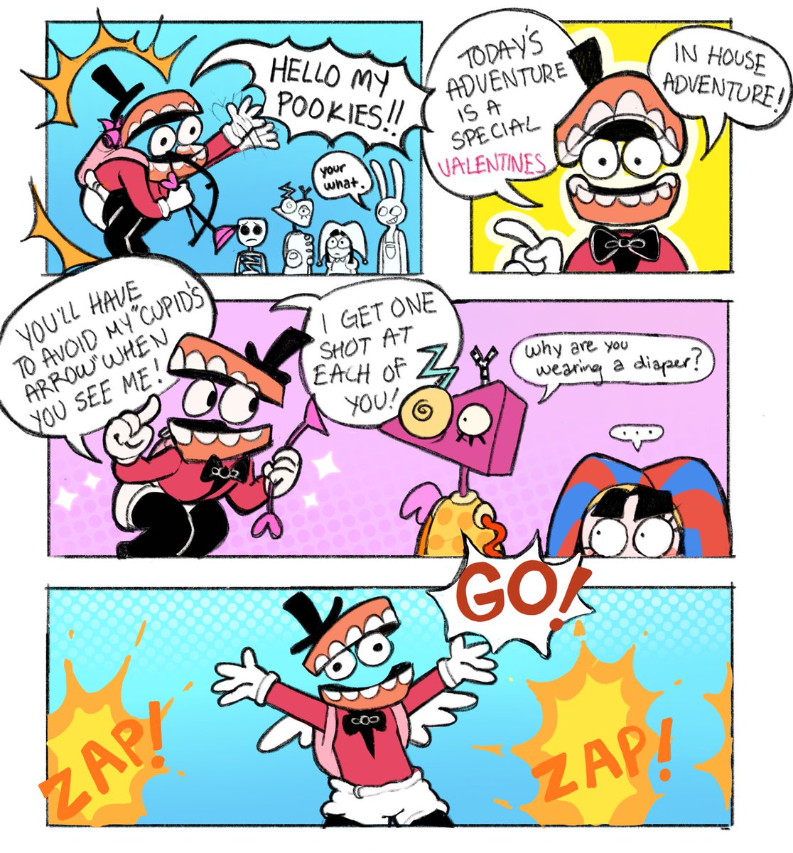 mmeatloaf_'s tweet photo. ragapom comic that ive been putting off since valentines day💔

#buttonblossom #ragapom #tadc

 1/2 https://t.co/upnG7cfCnN