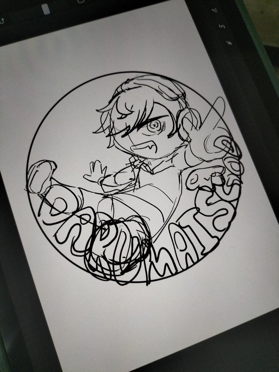 SarKatzen's tweet photo. Scrapped pin badge idea bcs I got too busy https://t.co/B6ZqLSRkpC