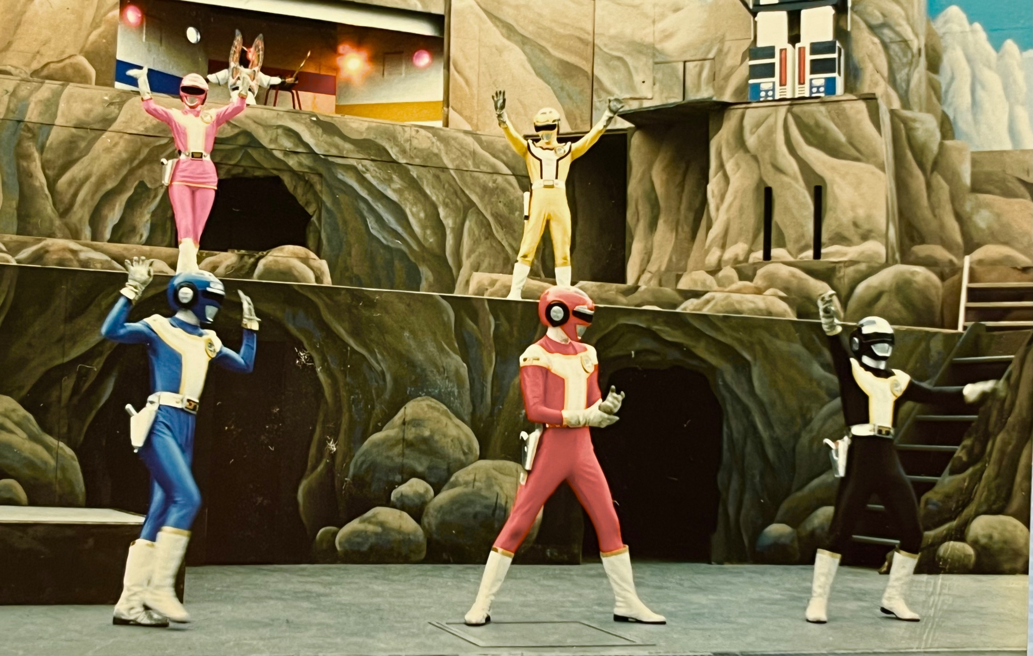 ターボレンジャー当時物!写真６枚!ターボレンジャーショーの時の写真!!! ターボレンジャー当時物!写真6枚!ターボレンジャーショーの時の