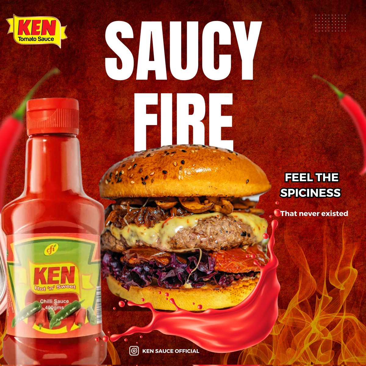cfi_kenya's tweet photo. KEN Hot 'n' Sweet – a perfect blend of heat and sweetness.
Elevate every meal with bold, unforgettable flavor.
Taste the difference. Choose KEN

#HotNSweet #KENSauce #cfi https://t.co/U5eK0LcVRE