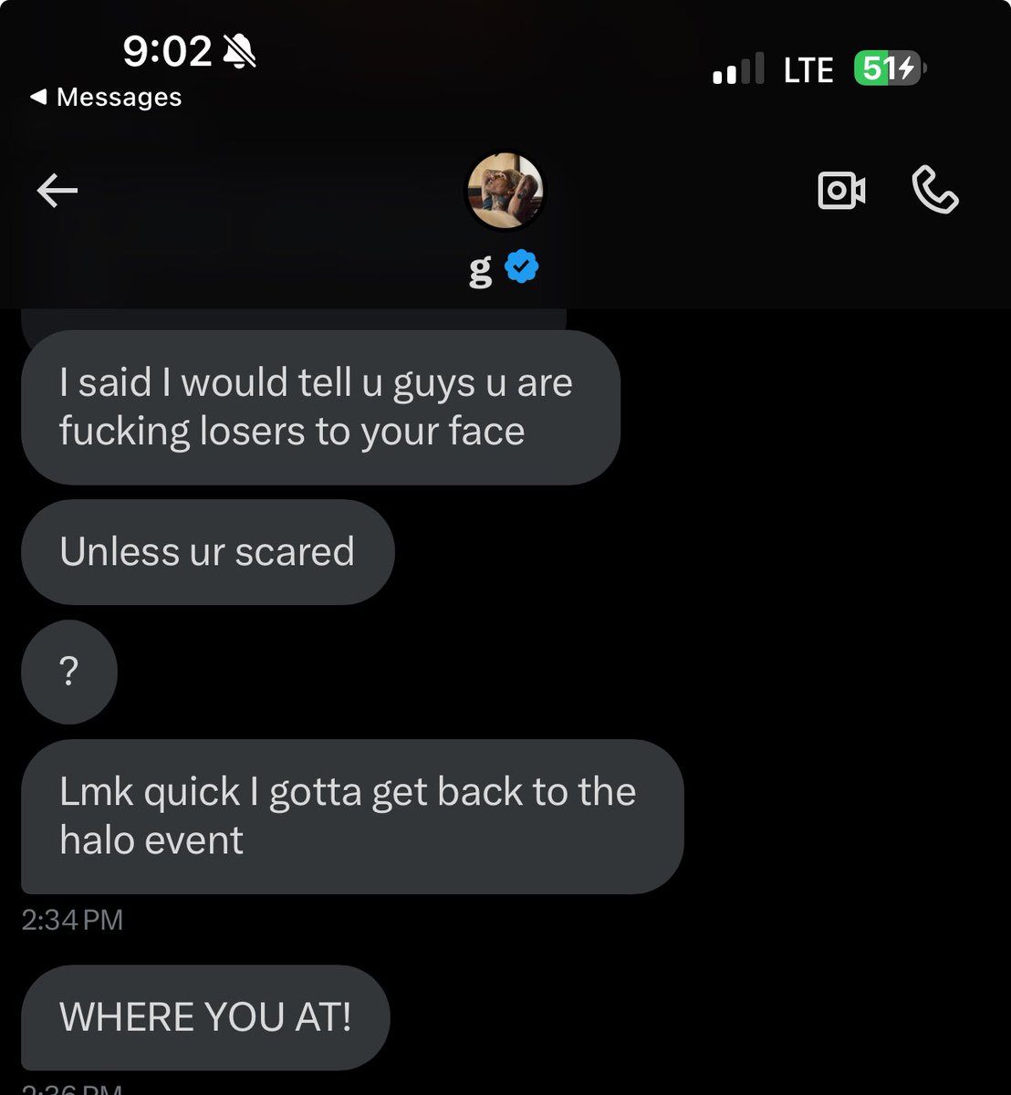 I punched you in your jaw Brodie your brain is fine, also look how you were typing in my DMs before you pulled up on me😂😂