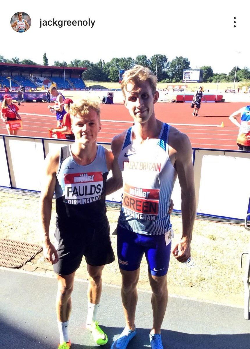 JFreeHardYards's tweet image. Wonderful post by the incredible double Olympian, Jack Green, on IG. 

A full circle moment that is wonderful to see.

@FauldsJosh 
@JamesWright110