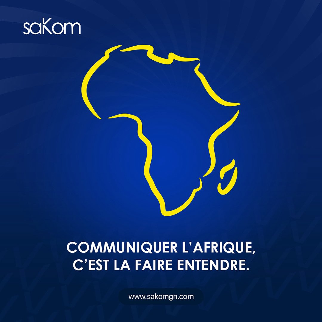 Communiquer l’Afrique, c’est faire entendre sa voix, mettre en lumière ses idées et célébrer son héritage. 

Chez SAKOM, nous croyons à une Afrique qui se raconte par elle-même.

#SAKOM #Afrique #FetedelAfrique #25mai #Communication