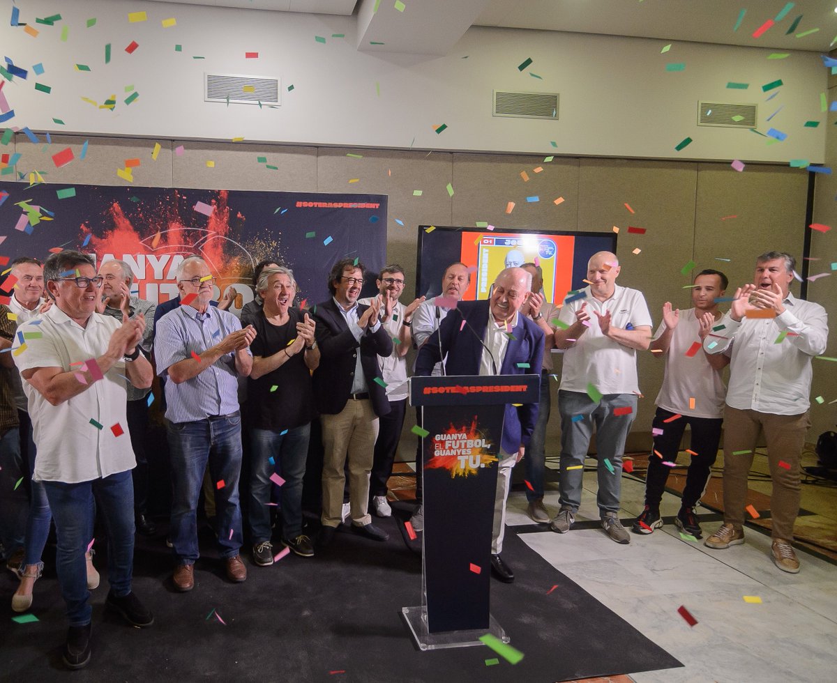 ✅ El TSJC confirma a 𝐉𝐨𝐚𝐧 𝐒𝐨𝐭𝐞𝐫𝐚𝐬 𝐜𝐨𝐦 𝐚 𝐩𝐫𝐞𝐬𝐢𝐝𝐞𝐧𝐭 de l'FCF

⭐️ Soteras i la Junta Directiva acabaran el mandat

▶️ Els components de la candidatura van complir els requisits estatutaris per ser proclamats candidats

🔗 Més fcf.cat/noticia/el-tsj…