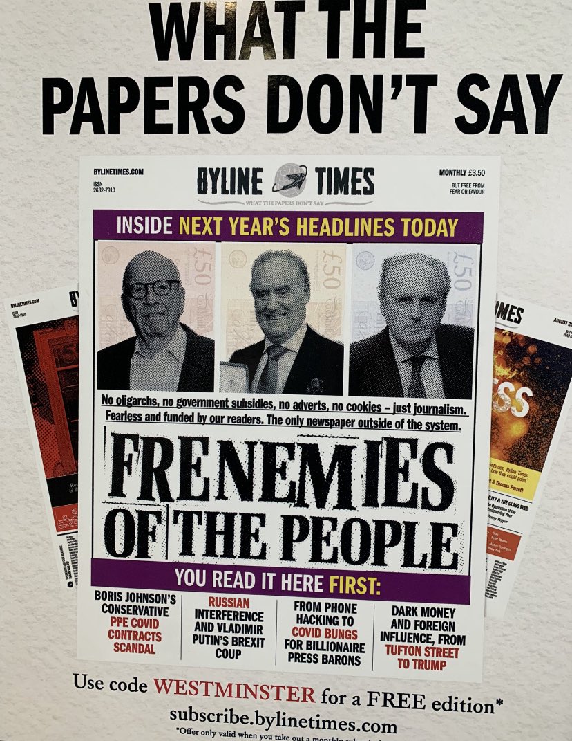 Don’t miss the Byline Times Team on the main stage at Byline Festival, Saturday morning 12 July at Keele University 

They’re be talking about what it’s like to be journalists when we’re living in the real Matrix.

Don’t miss them

bylinefestival.com