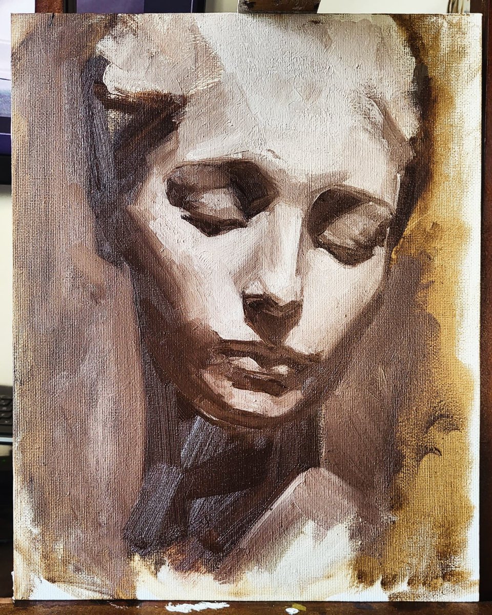 ClaverieColleen's tweet photo. Can’t wait to make a mess again with oils

#oilpainting #portraits #art https://t.co/wcWuQKM8MO