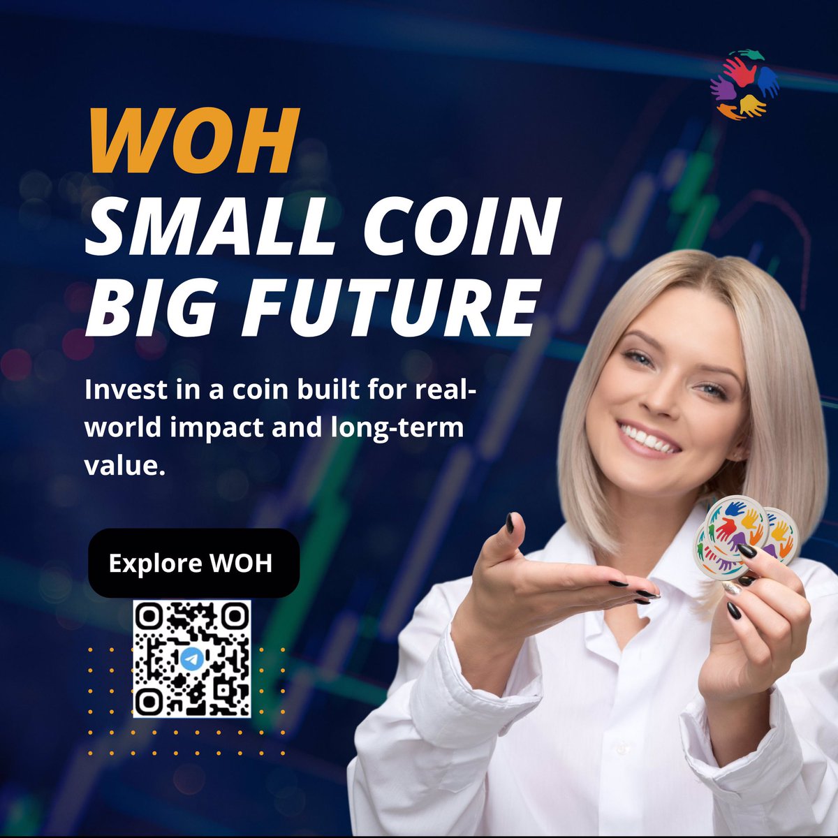 Woh_Token's tweet photo. WOH: A small coin with a massive mission. Invest today for real-world impact and a future full of possibilities. 

.
.
#WOHToken #BigFutureSmallCoin #ImpactInvesting https://t.co/5A0JJl7VMd