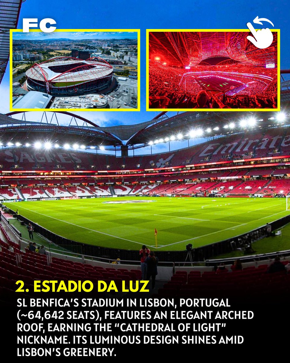 footchats's tweet photo. Benfica's stadium.👇 https://t.co/1MmssfTjkq