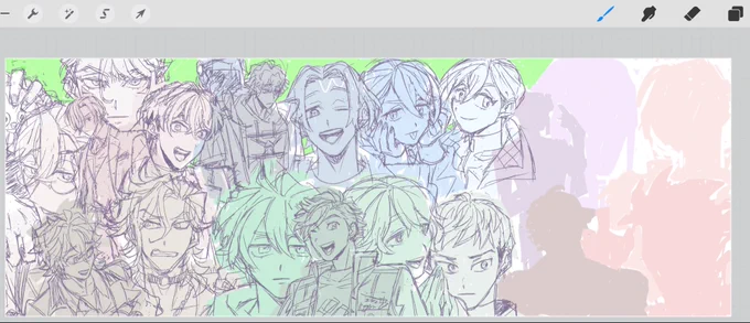 1周年大ラフ14/19人🏃‍➡️
今日ラフいきたかったけど大ラフが限界かもしれんな…(予定は未定マン) 