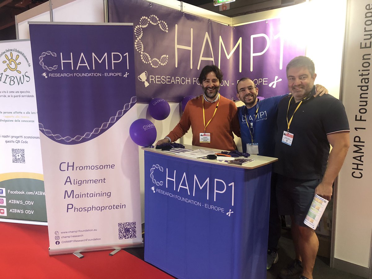 CatherineMWatt (@cathmwatt) on Twitter photo #ESHG2025 Great to see patient groups represented at the exhibition highlighting their work promoting research for families with rare & inherited conditions.
Especially delighted to see this stand..
<a href="/CHAMP1Gene/">We Raise ℂℍ𝔸𝕄ℙ𝟙ONS 🏴</a> 🏴
<a href="/CHAMP1Research/">CHAMP1 Research Foundation</a>
<a href="/eshgsociety/">European Society of Human Genetics (ESHG)</a>
<a href="/eshg_young/">eshg_young</a>
<a href="/GeneticAll_UK/">Genetic Alliance UK</a> #ESHG2025 Great to see patient groups represented at the exhibition highlighting their work promoting research for families with rare & inherited conditions.
Especially delighted to see this stand..
<a href="/CHAMP1Gene/">We Raise ℂℍ𝔸𝕄ℙ𝟙ONS 🏴</a> 🏴
<a href="/CHAMP1Research/">CHAMP1 Research Foundation</a>
<a href="/eshgsociety/">European Society of Human Genetics (ESHG)</a>
<a href="/eshg_young/">eshg_young</a>
<a href="/GeneticAll_UK/">Genetic Alliance UK</a>