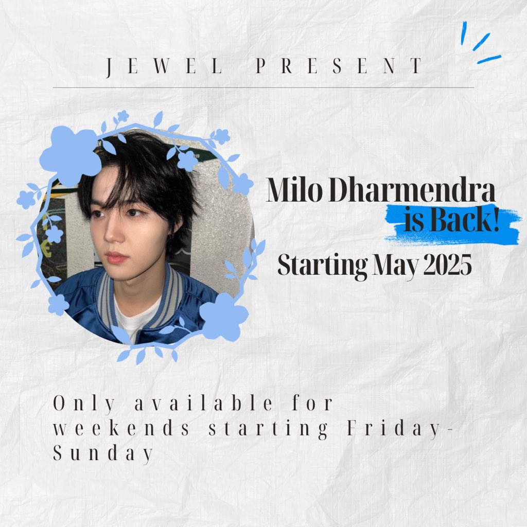modestcrowns's tweet image. ANNOUNCEMENT

I'm happy to announce that Milo @alltimeloss is starting to accept form again but strictly on weekends.

Have a good day everyone!