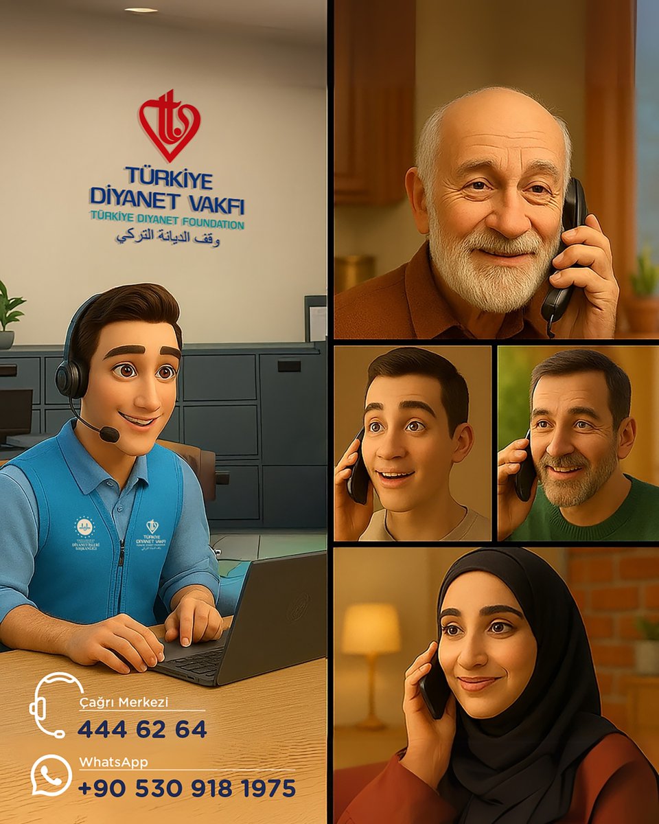 DiyanetVakfi's tweet photo. Bu bayramda da gönüller bir olsun!

Tüm sorularınız için 444 62 64’ü arayabilir ya da 0 530 918 19 75 WhatsApp hattımıza yazabilirsiniz.

#KurbanınıPaylaş Kardeşinle Yakınlaş 

| https://t.co/oMTpeiVYbW https://t.co/TMLbWqZVTx