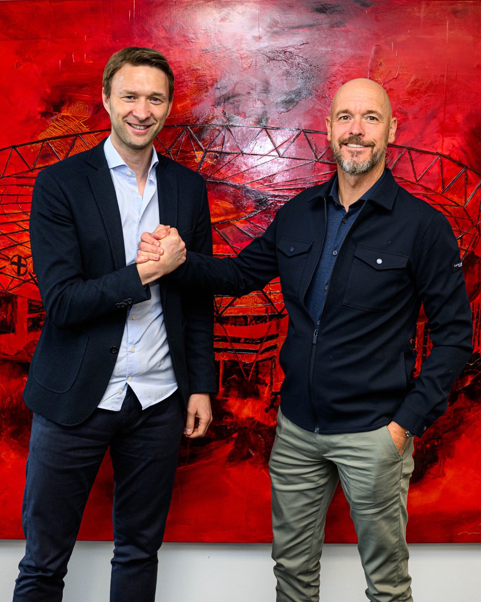 Welcome to Bayer 04 Leverkusen, Erik ten Hag! 👊⚫️🔴