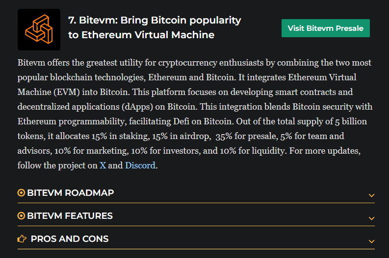 BitEVM (@bitevmofficial) on Twitter photo Now you can search BitEVM and $BTVM on <a href="/CoinGapeMedia/">Crypto News (CoinGape)</a> π
More on: coingape.com/best-crypto-prβ¦
Thank you for your support!
#BitEVM $BTVM #Presale #Crypto #News Now you can search BitEVM and $BTVM on <a href="/CoinGapeMedia/">Crypto News (CoinGape)</a> π
More on: coingape.com/best-crypto-prβ¦
Thank you for your support!
#BitEVM $BTVM #Presale #Crypto #News