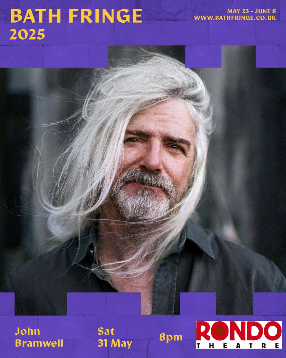 Morning all, how’s your weekend been? Thanks to everyone there at last week’s shows in Norwich and Colchester, loved them both.

This Saturday I am returning to Bath Fringe Festival. Loved the show there last year, tickets starting to get low…

🎟️ bathfringe.co.uk

 JB xx