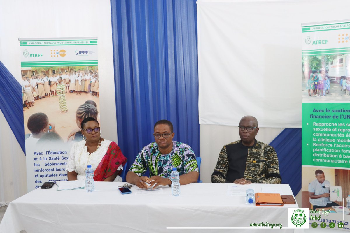 atbeftogo's tweet image. En vue de mettre en œuvre le programme d’#EVSS dans la préfecture du Bas Mono avec le soutien technique et financier de l’@UNFPATogo, l’ATBEF a organisé, à l’Hôtel Millenium d’Afagnan, une session de dissémination des résultats de l’étude de base sur l’EVSS dans le milieu. 1/4