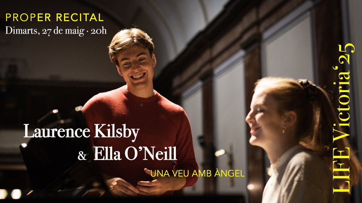 LIFE Victoria BCN (@lifevictoriabcn) on Twitter photo Laurence Kilsby torna demà al LIFE Victoria (<a href="/santpaubcn/">Recinte Modernista de Sant Pau</a> 20h) junt amb Ella O'Neill, en el seu debut aquí.
Aconsegueix la teva entrada a lifevictoria.com
#LIFEVictoria25 #LiedLovers Laurence Kilsby torna demà al LIFE Victoria (<a href="/santpaubcn/">Recinte Modernista de Sant Pau</a> 20h) junt amb Ella O'Neill, en el seu debut aquí.
Aconsegueix la teva entrada a lifevictoria.com
#LIFEVictoria25 #LiedLovers
