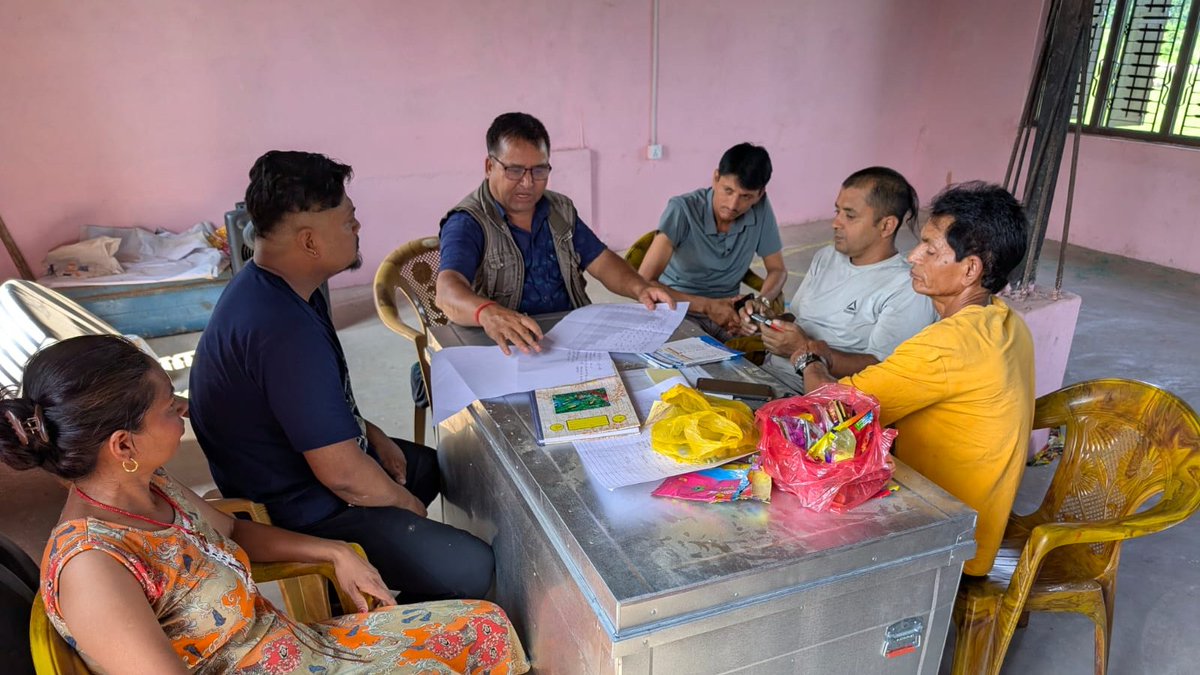 AsiaPrepared's tweet photo. Building on Progress in Madi — Now in Ramailo Basti! 🛠️🌱
After a successful disaster risk assessment in Madi (Ward 1), the momentum grows! 🚀
📍 Ramailo Basti, Ward 8 of Ratnanagar Municipality, Chitwan, is now using PRA tools to lead its own risk assessment under #APP #ADRF https://t.co/FG1KuOxi7l