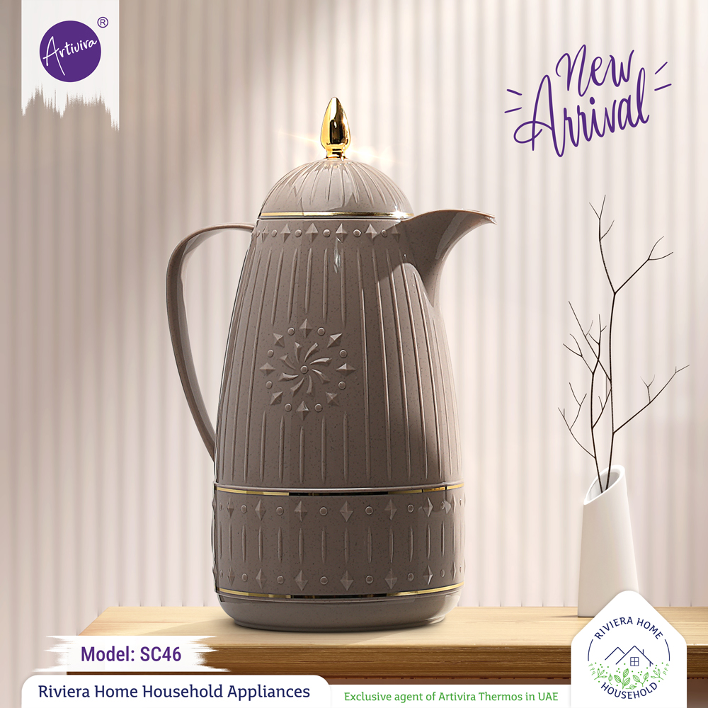 🌟 حين تلتقي الأصالة بالإبداع 🌟
موديل SC46 من #ترامس_آرتيڤيرا... كل تفصيلة فيه تحكي قصة ذوق عربي  👌🎨