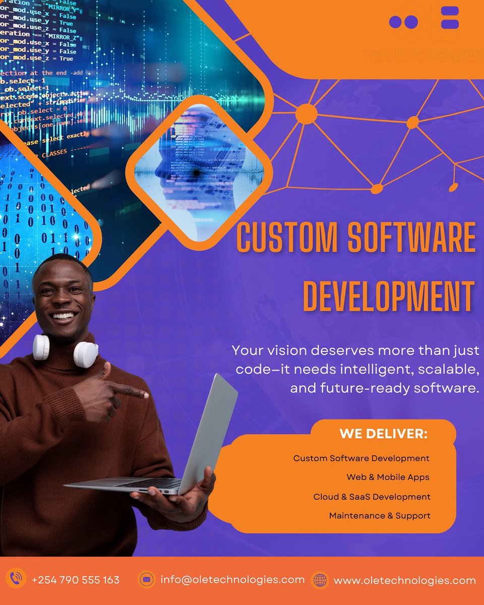 From concept to launch—Ole Technologies develop high-performance mobile apps that drive success.
Innovative, friendly, experienced and professional – are the words that best describes us! 

Talk to us today and kickstart your software project.