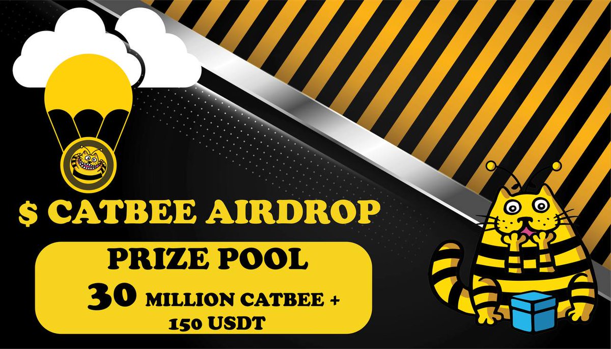 💧 Catbee Airdrop💧

📍 Audit

🏆 Task: ➕ 25,000 CATBEE for 800 random participants each.

👨‍👩‍👧 Referral: ➕ 10 Million CATBEE + 150 USDT for top 100 referrers.

🔛 Airdrop Link &amp; Information: t.me/AirdropStar/76…

#cryptocurrency #Airdrop #Bitcoin #CATBEE #USDT #Airdropstario