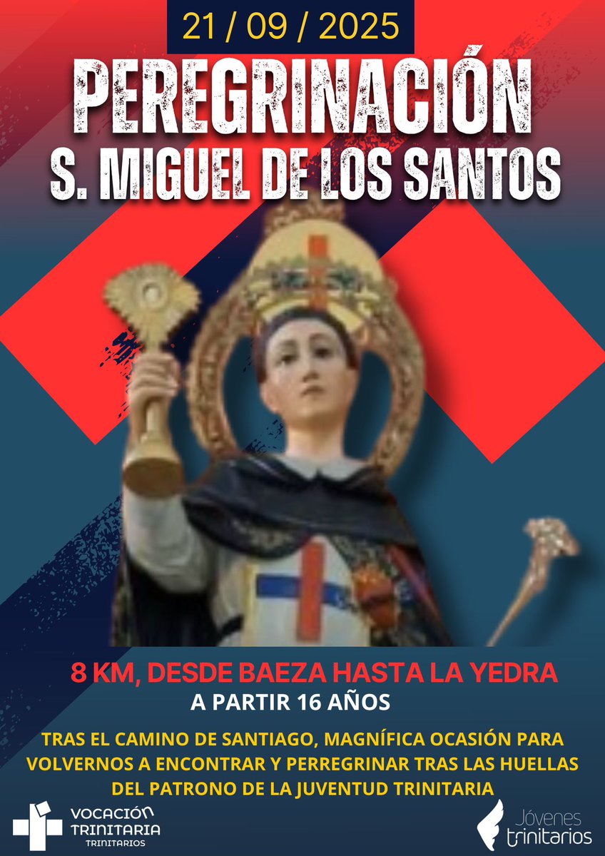 Aunque estamos centrados en el Verano Trinitario 2025, os presentamos la primera actividad para el próximo curso a partir de 4º ESO para vivir una gran fiesta trinitaria. ¡Apuntaros la fecha!