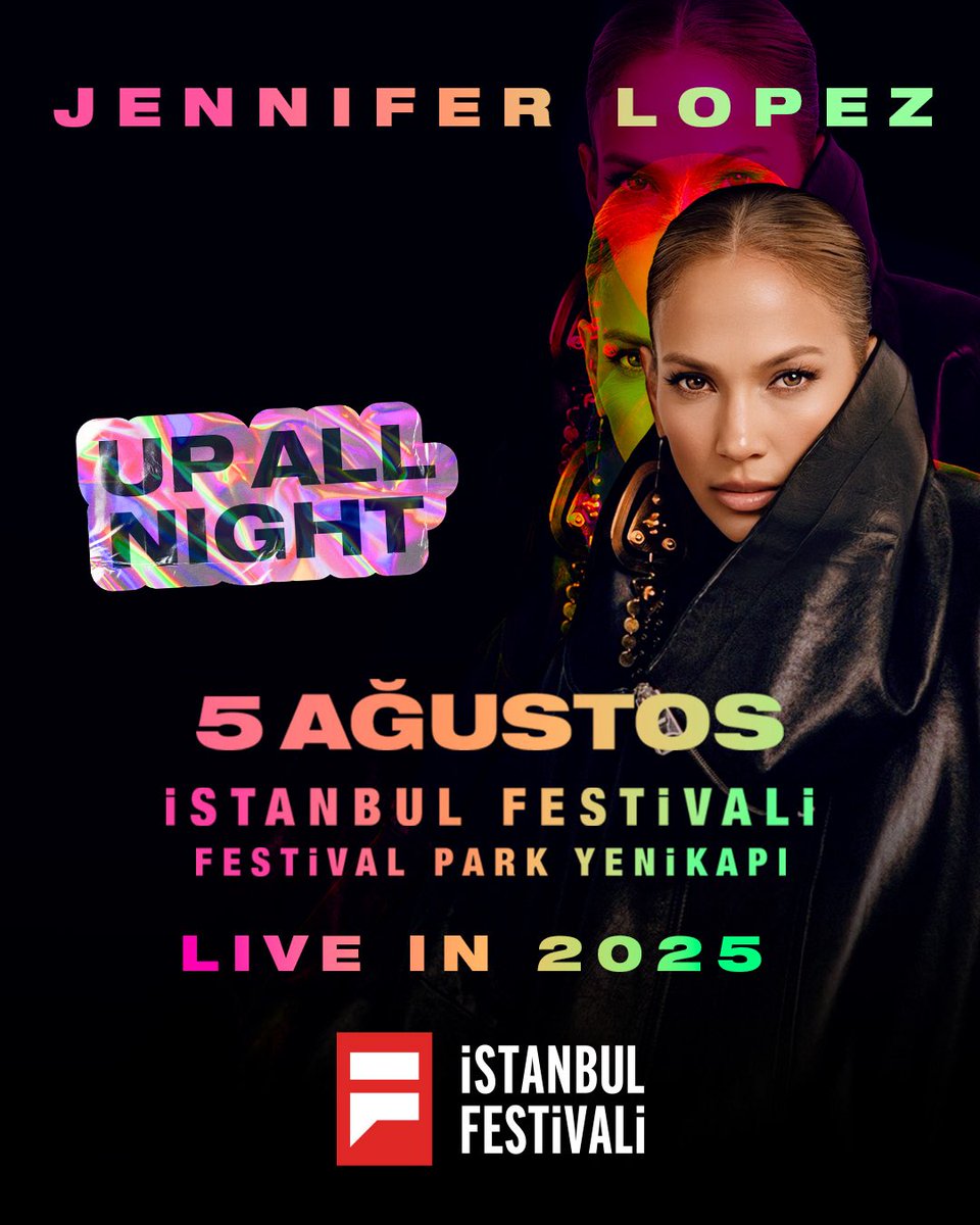 Jennifer Lopez, İstanbul’da! 🎉

🗓️ 5 Ağustos - Festival Park Yenikapı
🎟️ bubilet.com.tr/istanbul/etkin…