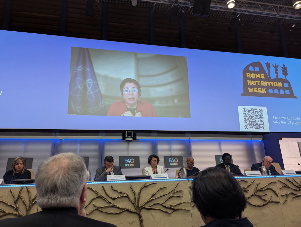 nancy aburto (@nancyjaburto) on Twitter photo Starting now! Dr Najat Mokhtar, DED <a href="/iaeaorg/">IAEA - International Atomic Energy Agency ⚛️</a> welcoming in #romenutritionweek
Join us all week 👉🏼unnutrition.org/events/rome-nu… Starting now! Dr Najat Mokhtar, DED <a href="/iaeaorg/">IAEA - International Atomic Energy Agency ⚛️</a> welcoming in #romenutritionweek
Join us all week 👉🏼unnutrition.org/events/rome-nu…