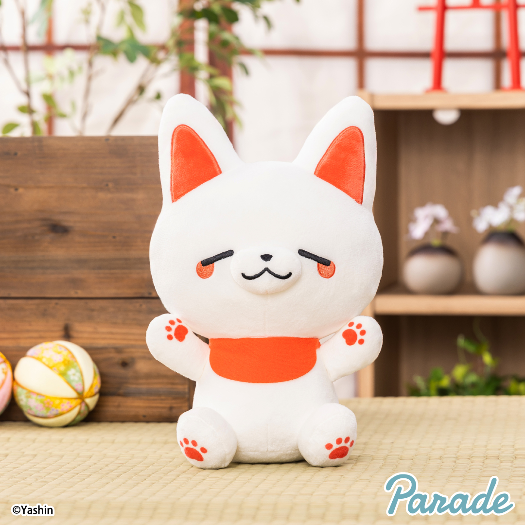 かみさまキツネとサラリーマン　BIGぬいぐるみ 4点セット かみさまキツネとサラリーマン BIGぬいぐるみ 全4種セット リアン