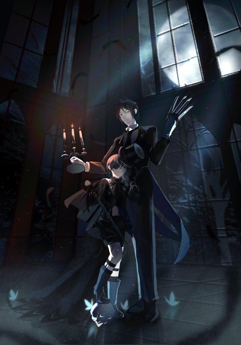 #BlackButler #Ciel #Sebastian #黒執事   
I finally finished it....after a century....
