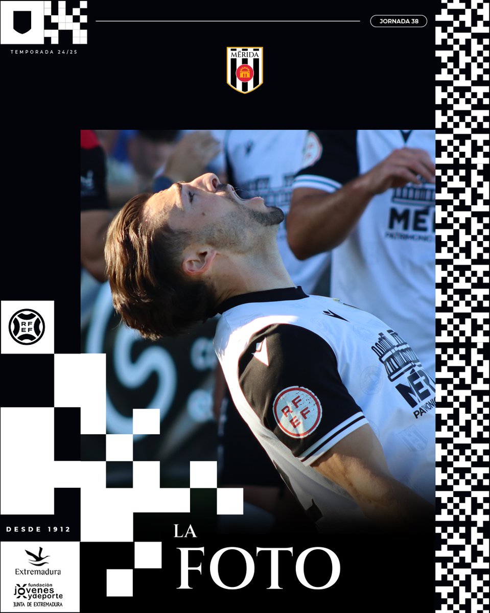 Merida_AD's tweet image. 📸 𝗟 𝗔   𝗙 𝗢 𝗧 𝗢

🗣️ El grito de toda una ciudad ilusionada. El rugido de un equipo con ganas de hacer historia ⚪️⚫️

⚽️ #MéridaAtletiB #Jornada38

😉 @FJyD