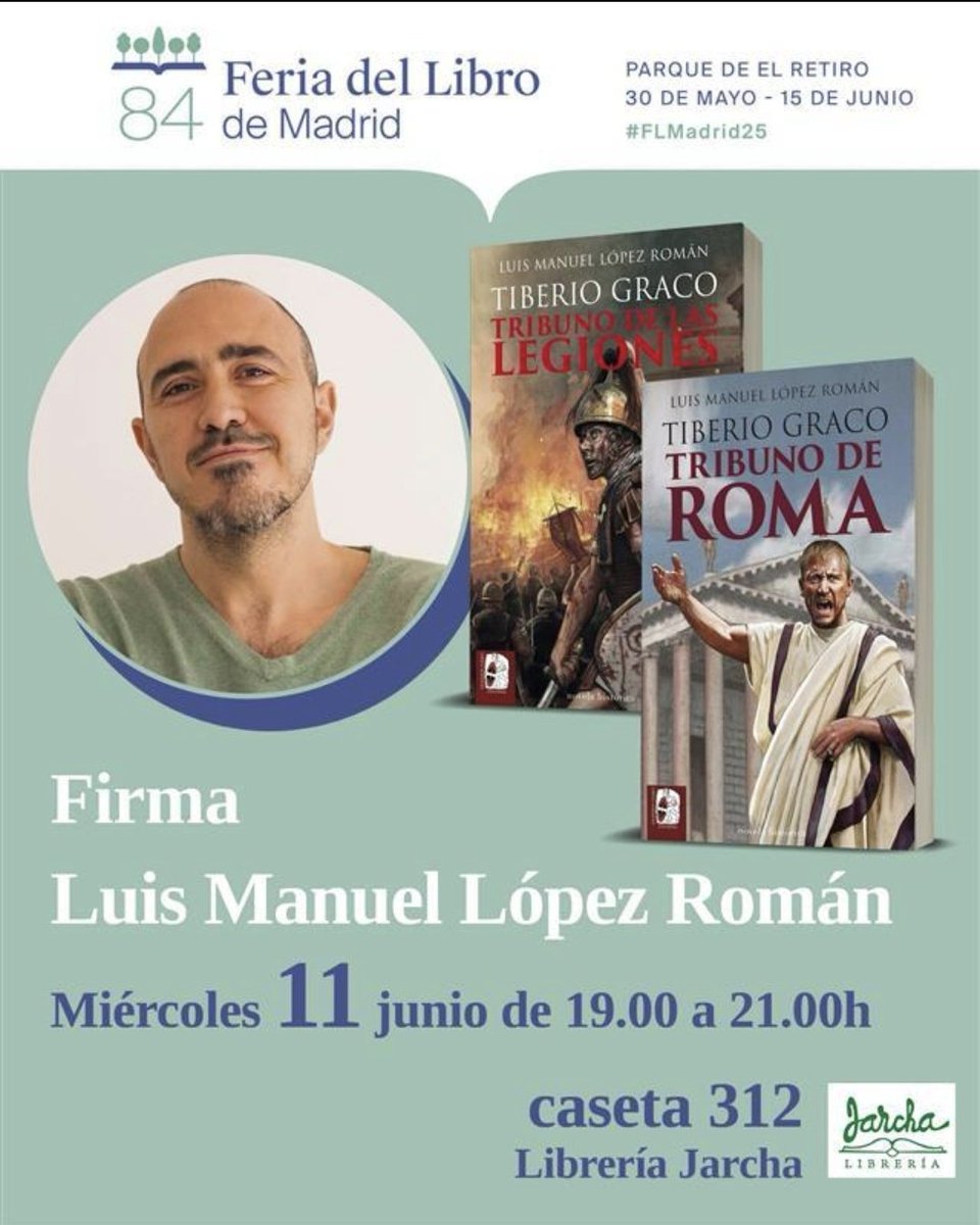 Luisma López (@luisma_lopez) on Twitter photo Nueva fecha para firmar en <a href="/FLMadrid/">Feria del Libro de Madrid</a> Estaré en la caseta de <a href="/libreriajarcha/">Librería Jarcha</a> el miércoles 11 de 19.00 a 21.00 Un evento que me hace especial ilusión por lo que Jarcha representa en el mundo de las librerías en Madrid. ¿Nos vemos en la caseta? Nueva fecha para firmar en <a href="/FLMadrid/">Feria del Libro de Madrid</a> Estaré en la caseta de <a href="/libreriajarcha/">Librería Jarcha</a> el miércoles 11 de 19.00 a 21.00 Un evento que me hace especial ilusión por lo que Jarcha representa en el mundo de las librerías en Madrid. ¿Nos vemos en la caseta?
