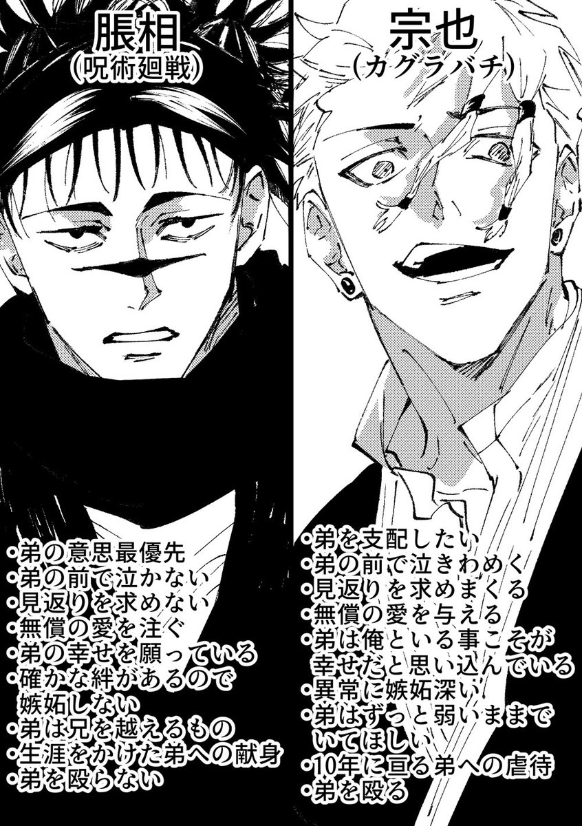 ←光の兄 闇の兄→ 