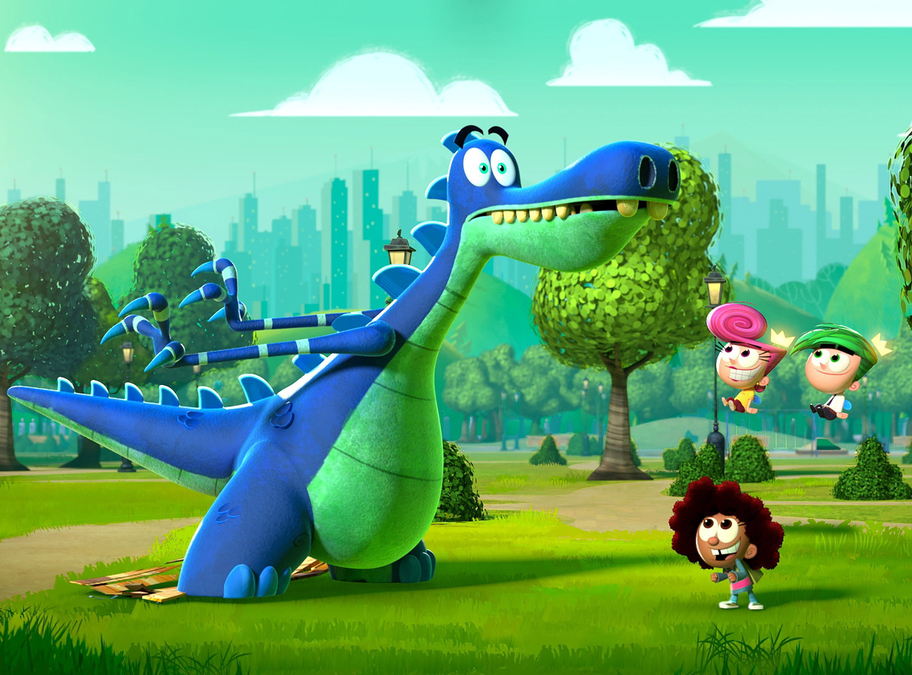 Hazel gerçek bir dinozorla tanışmak isteyince Cosmo ve Wanda günümüze bir Baryonyx getirir.🦖Yepyeni bölüm 18:30'da!🧚✨ #TheFairlyOddParentsANewWish