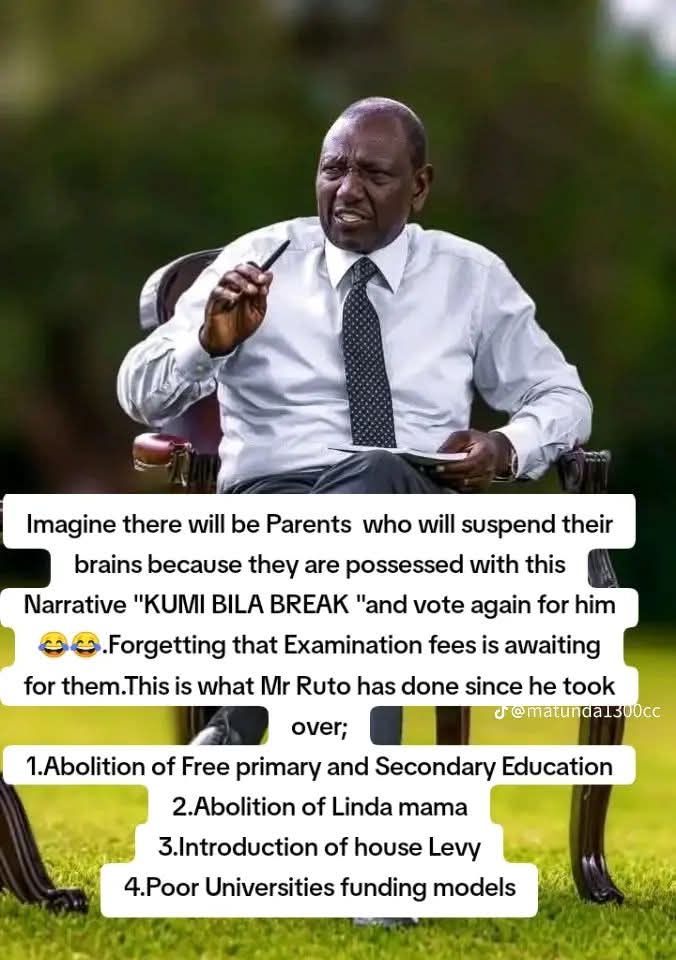 Njoroge Waithera (@jeshinw) on Twitter photo The Kenya Kwisha aka 'Hustler' regime has heralded a direct onslaught on all rights accruing from Article 43 of the CoK 2010 on Social and Economic Rights.
Who, in their right mind, would fathom its 2nd term?๐ฎ๐ฎ
<a href="/MwauraIsaac1/">Dr. Isaac Mwaura CBS</a> <a href="/_shakenya/">Social Health Authority</a> <a href="/MOH_Kenya/">Ministry of Health</a> <a href="/HELBpage/">OFFICIAL HELB PAGE</a> <a href="/StateHouseKenya/">State House Kenya</a> The Kenya Kwisha aka 'Hustler' regime has heralded a direct onslaught on all rights accruing from Article 43 of the CoK 2010 on Social and Economic Rights.
Who, in their right mind, would fathom its 2nd term?๐ฎ๐ฎ
<a href="/MwauraIsaac1/">Dr. Isaac Mwaura CBS</a> <a href="/_shakenya/">Social Health Authority</a> <a href="/MOH_Kenya/">Ministry of Health</a> <a href="/HELBpage/">OFFICIAL HELB PAGE</a> <a href="/StateHouseKenya/">State House Kenya</a>