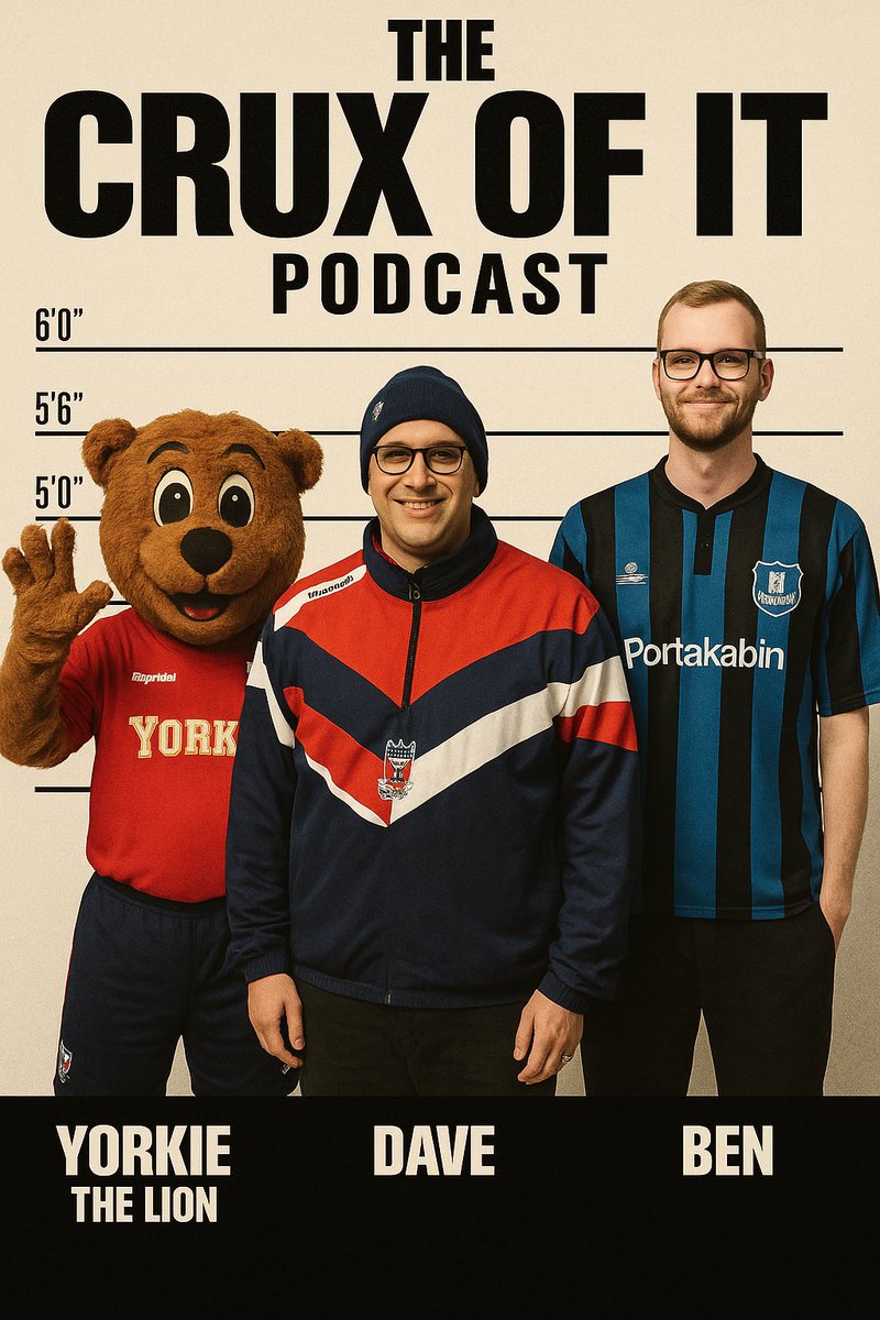🚨 Final pod of the season 🚨

The Usual suspects of <a href="/Dave_Hughes/">DH MBC</a> <a href="/ben97robinson/">Ben</a> &amp; <a href="/YorkieOriginal/">The Original Yorkie</a> return to discuss the 24/25 season. 

Have they got over Tuesday? Will #ycfc insider accounts get put into Room 102? Who was our POTS? Find out below 👇

thecruxofit.captivate.fm/episode/end-of…