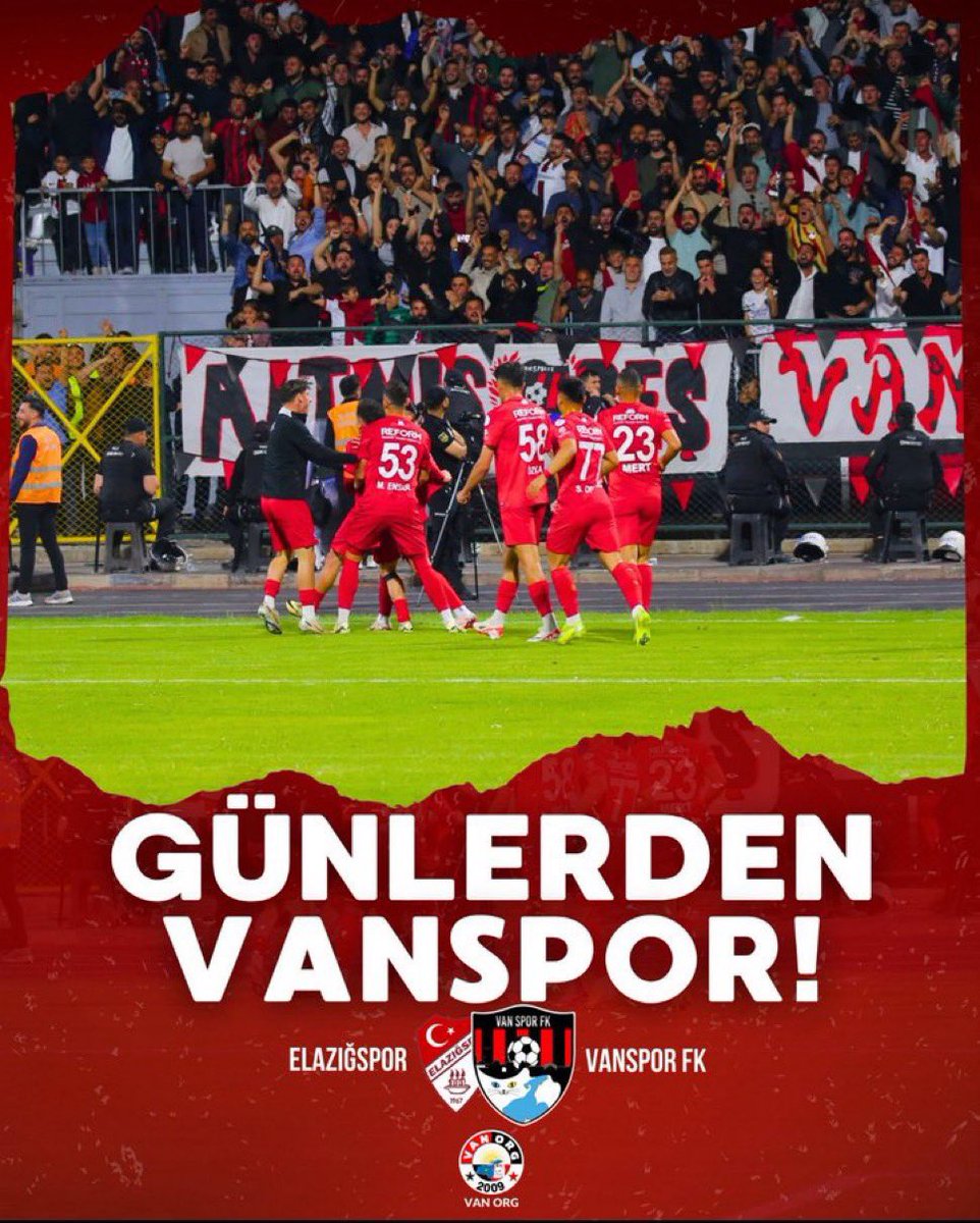 𝐓𝐞𝐡𝐝𝐢𝐭𝐥𝐞𝐫𝐢𝐧𝐢𝐳, 𝐠ö𝐳𝐝𝐚ğ𝐥𝐚𝐫ı𝐧ı𝐳 𝐛𝐢𝐳𝐞 𝐬ö𝐤𝐦𝐞𝐳!
𝐎𝐦𝐮𝐳 𝐨𝐦𝐮𝐳𝐚, 𝐲ü𝐫𝐞𝐤 𝐲ü𝐫𝐞ğ𝐞…
𝐁𝐮 𝐬𝐚𝐝𝐞𝐜𝐞 𝐛𝐢𝐫 𝐦𝐚ç 𝐝𝐞ğ𝐢𝐥, 𝐛𝐢𝐫 𝐝𝐮𝐫𝐮ş 𝐦𝐞𝐬𝐞𝐥𝐞𝐬𝐢𝐝𝐢𝐫.
#Vanspor