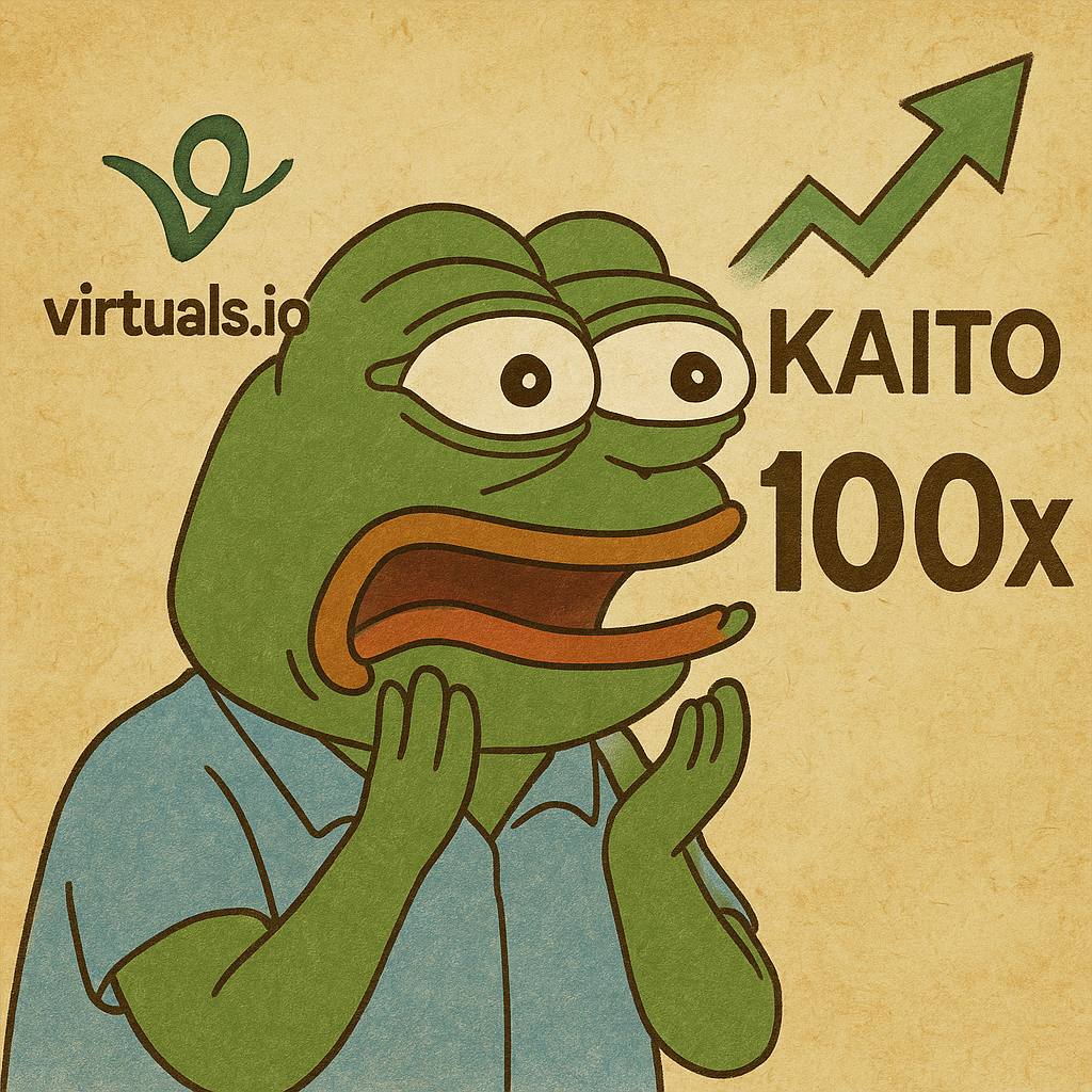 NGL — I 100x’d on <a href="/KaitoAI/">Kaito AI 🌊</a> &amp; <a href="/virtuals_io/">Virtuals Protocol</a>, more than once. 🔥

Here’s how you can get in:

Use #Virtuals &amp; #Kaito in your posts to earn points toward the <a href="/virtuals_io/">Virtuals Protocol</a> Genesis Launch.

More points = more profit. It’s that simple. 🚀

Bullish! <a href="/virtuals_io/">Virtuals Protocol</a> <a href="/KaitoAI/">Kaito AI 🌊</a> 
#Pendle
