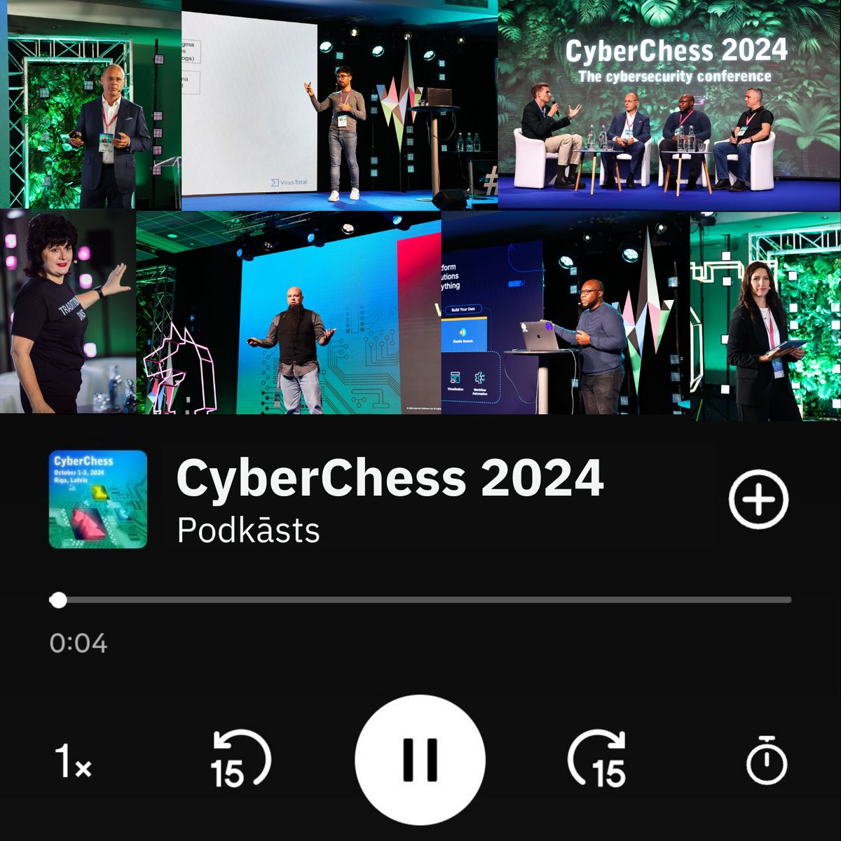 🔐“CyberChess” jau 12 gadus pulcē 500+ kiberdrošības ekspertus no 20+ valstīm!
🗓 2025.gadā –&gt; 29.–30. oktobrī, Rīgā 🇱🇻
📺 Skaties iepriekšējo gadu ierakstus:
🎥 YouTube + 🎧 Spotify: open.spotify.com/show/4fKtHxukm…
🔗 Vairāk: cyberchess.lv
#CyberChess