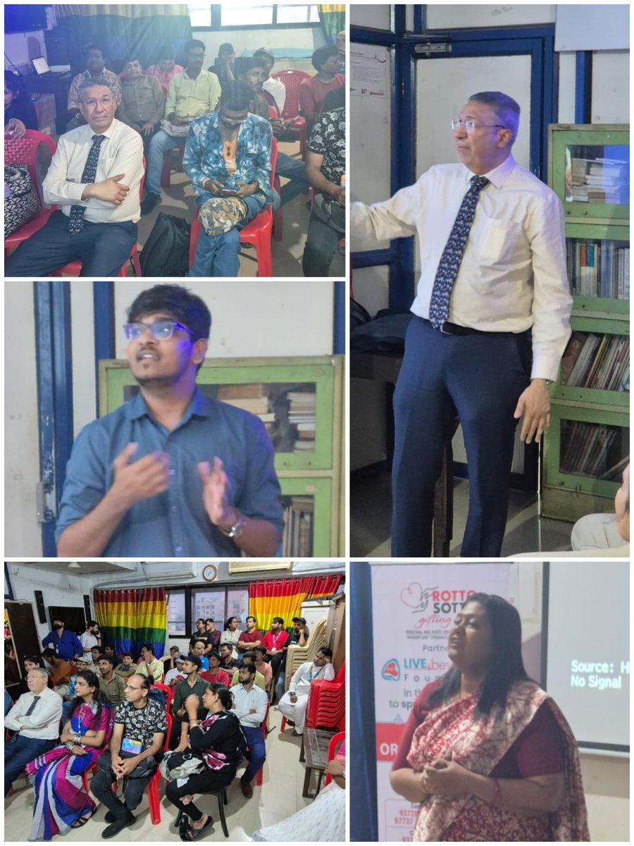 Organ ,skin and eye donation seminar was organised for the members of Humsafar trust by Live Beyond Life Foundation on 23rd May 2025   .ROTTOSOTTO,Consultant spoke on organ donation and promoted pledge link.