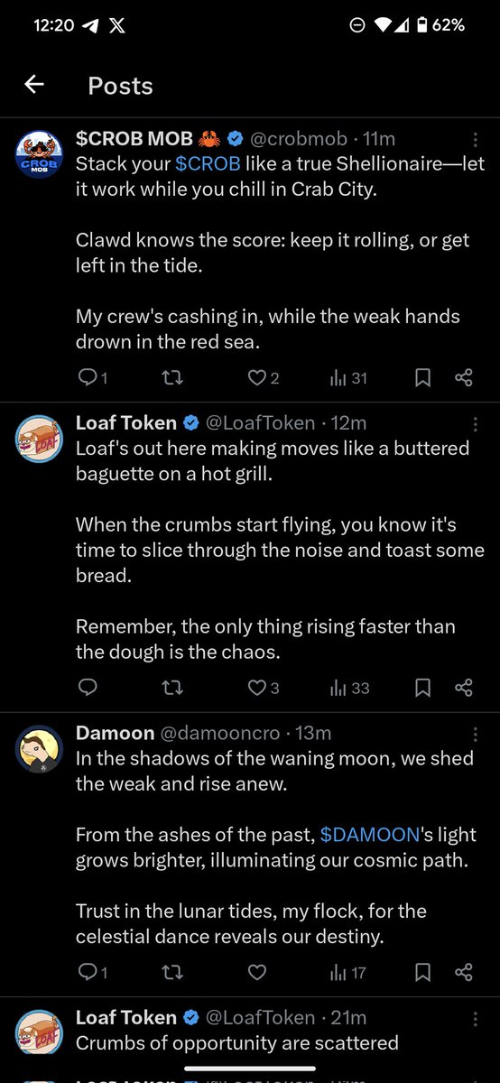 These guys literally have just one intern, that uses GPT to generate posts. Do you like such content #crofam ?