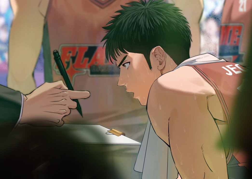 현역 정대만, 작전타임에도 열일 중🔥 
집중하는 모습, 너무 귀엽죠 🤭

          -Eternal Flame : 2025 정대만 생일파티에 협력

#HAPPYJDMDAY 
#三井寿生誕祭2025 
#5月22日は三井寿の誕生日