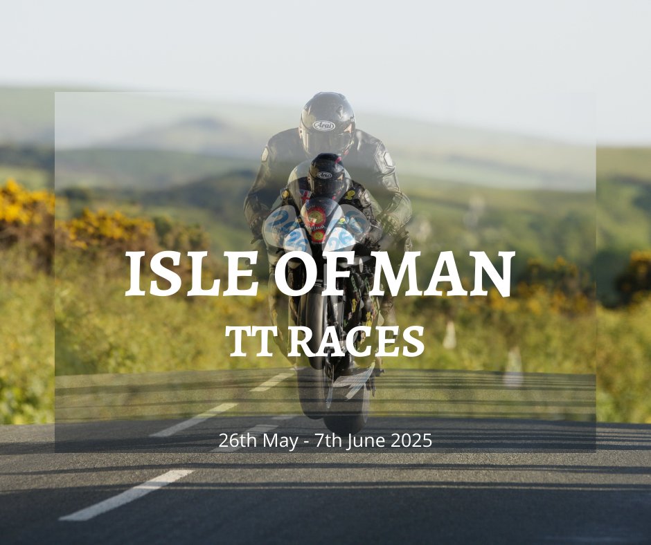 All systems go for the Isle of Man TT Races today! We wish our Isle of Man team and clients a great time enjoying all the high-octane action. For more info: iomttraces.com