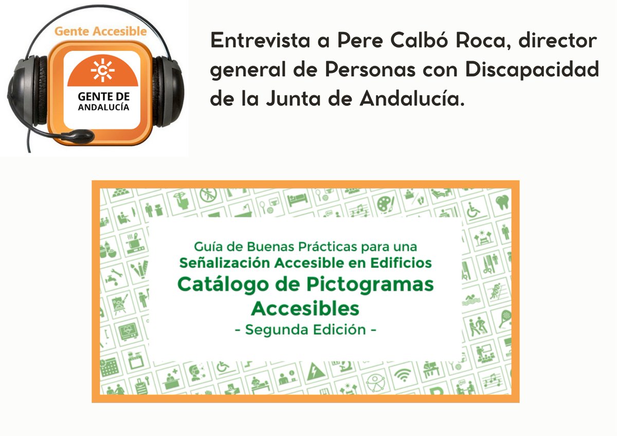 La nueva Guía de Señalización Accesible ya está aquí: +150 pictogramas validados para que todos podamos orientarnos mejor en edificios públicos y privados. 
Porque la accesibilidad también es cognitiva.
#AccesibilidadUniversal #DiseñoInclusivo canalsur.es/radio/programa…