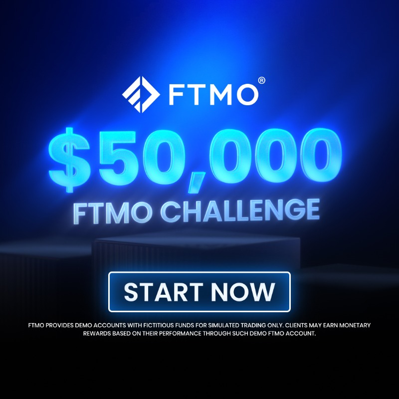 FTMO_com's tweet photo. Test your trading skills with FTMO Challenge!