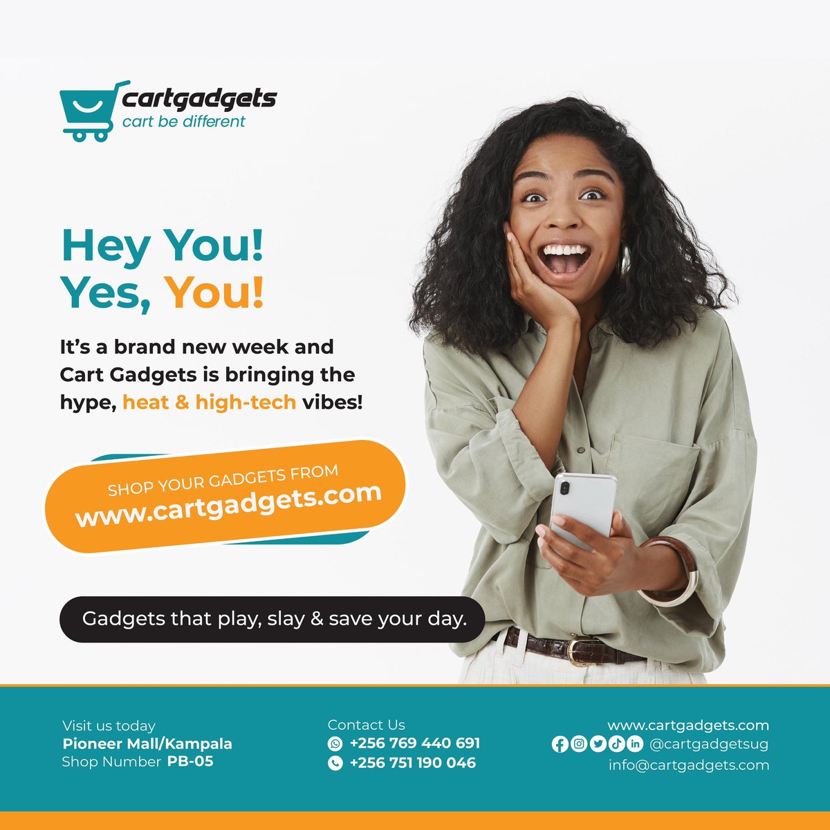 Start your week with a wow!
The latest gadgets, the coolest deals, and the happiest vibes right at your fingertips.
Tech that makes you smile, only at Cart Gadgets!
#TechGoals #CartGadgets #GadgetLove #StartSmart #Corruption #NationalID  #750m #TheBen #Chelsea