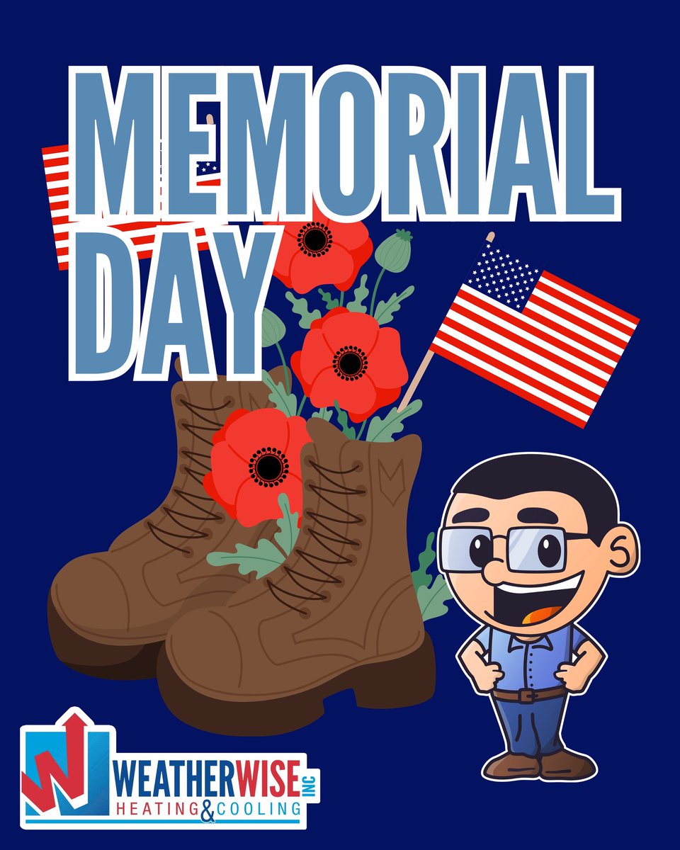 🌺 WeatherWise wishes everyone a very happy Memorial Day! 🇺🇸